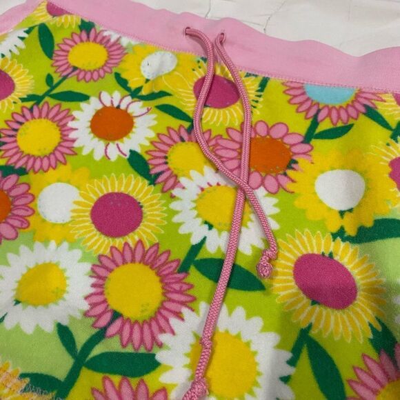 Vintage Lilly Pulitzer Cotton Floral A-Line Skirt - Pink, Green, yellow - Picture 4 of 5